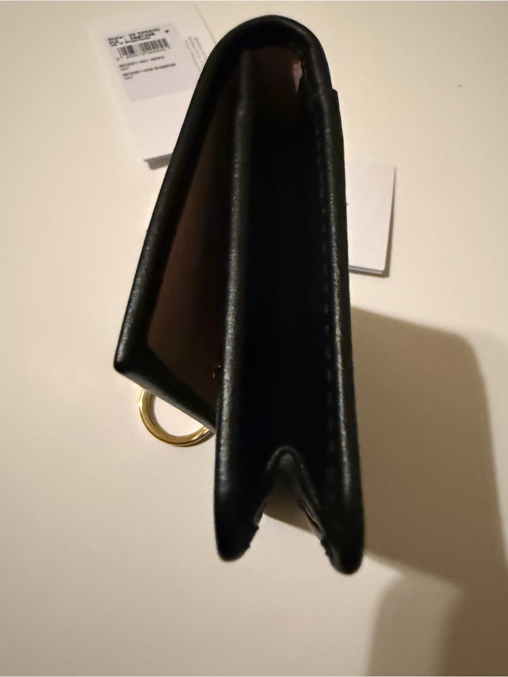 Salvatore Ferragamo Gancini Flower Card Holder Keychain Black, never used - Picture 10 of 11
